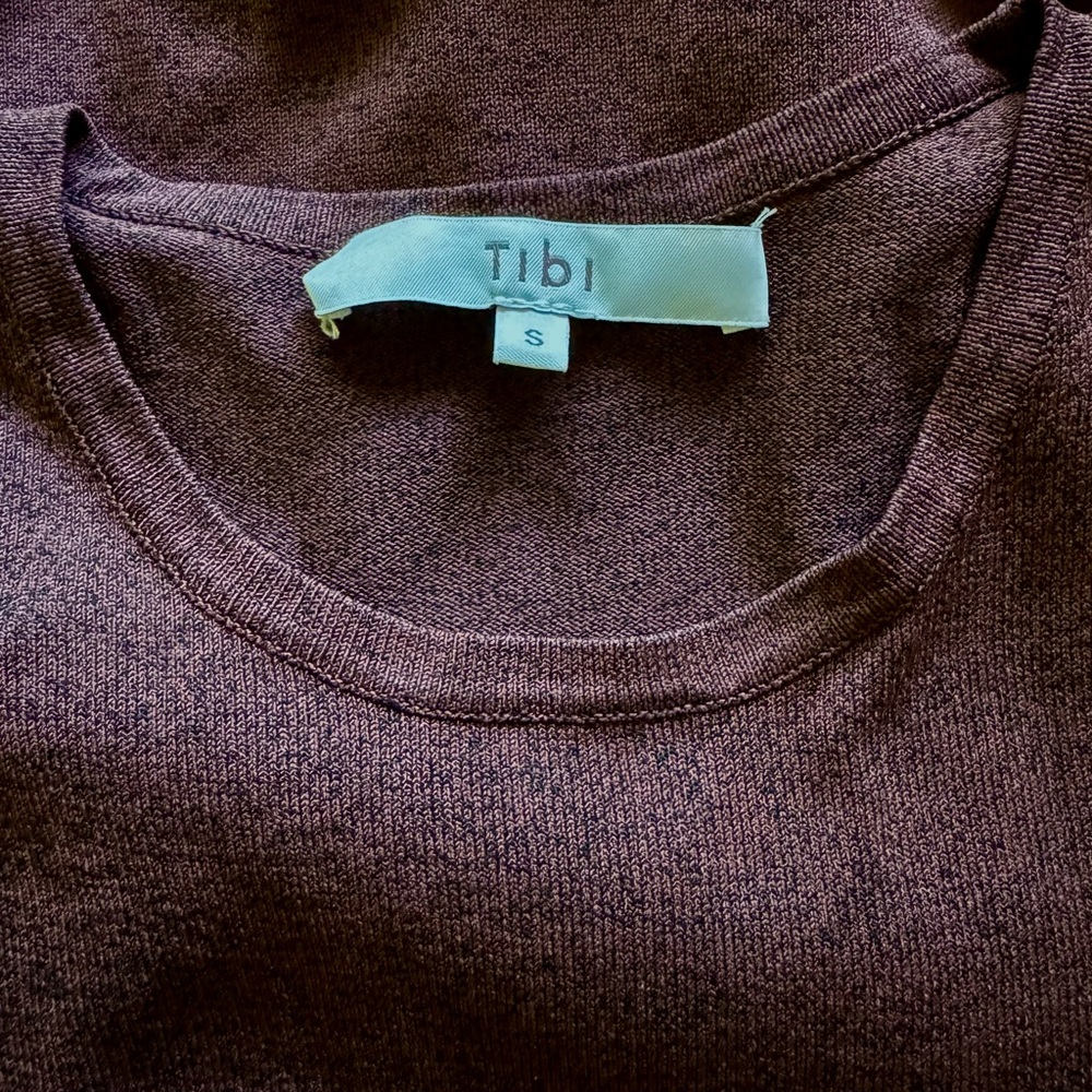 Tibi Shrunken Knit Tee - Picture 3 of 4